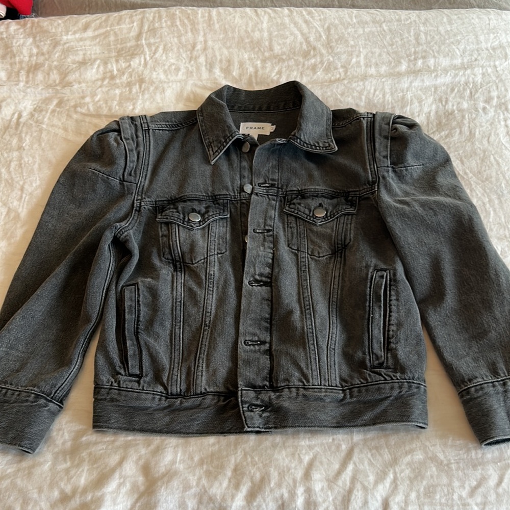 Frame Rosette Denim Jacket - Picture 5 of 8